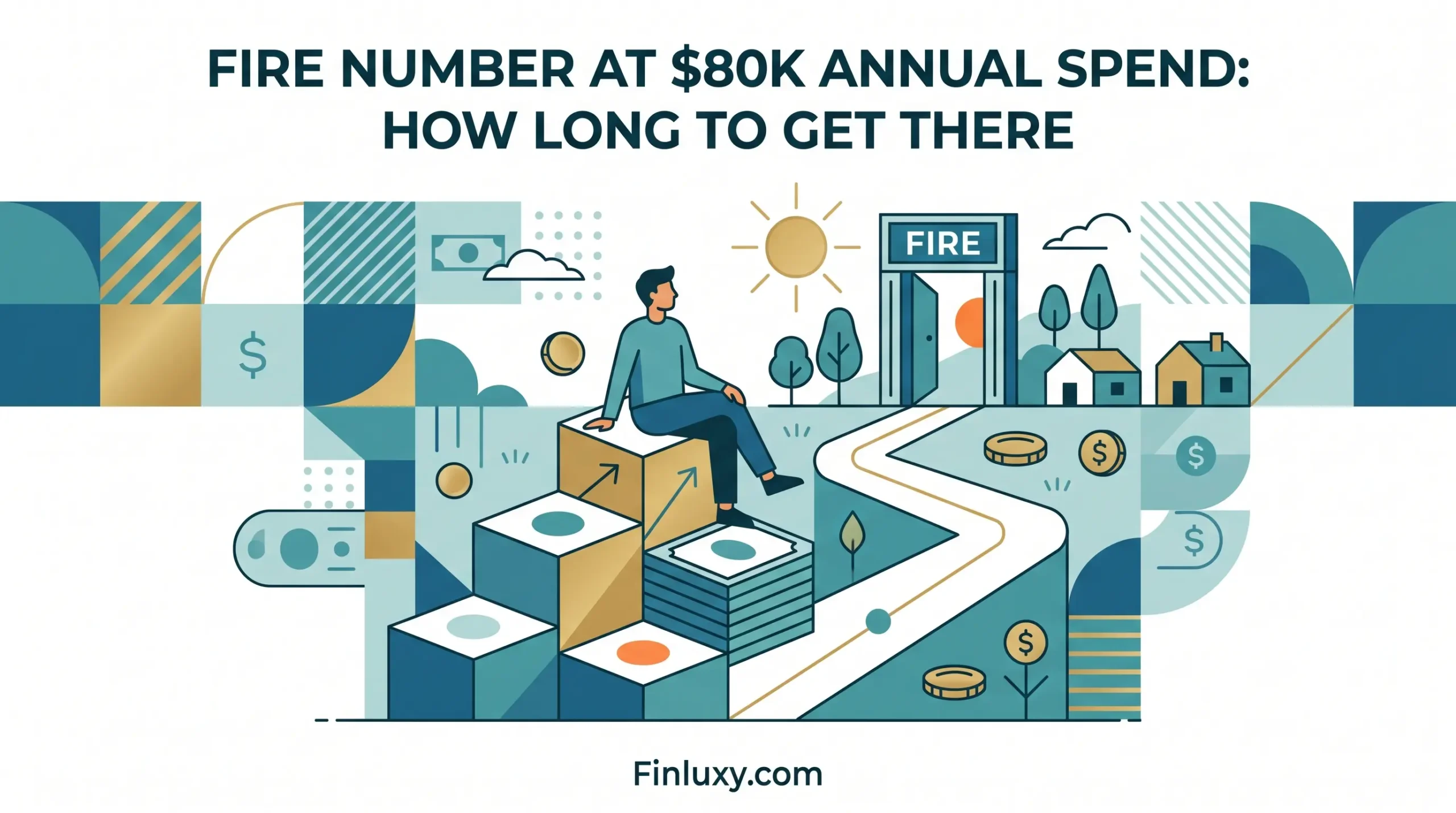 FIRE Number at $80k Annual Spend: How Long to Get There