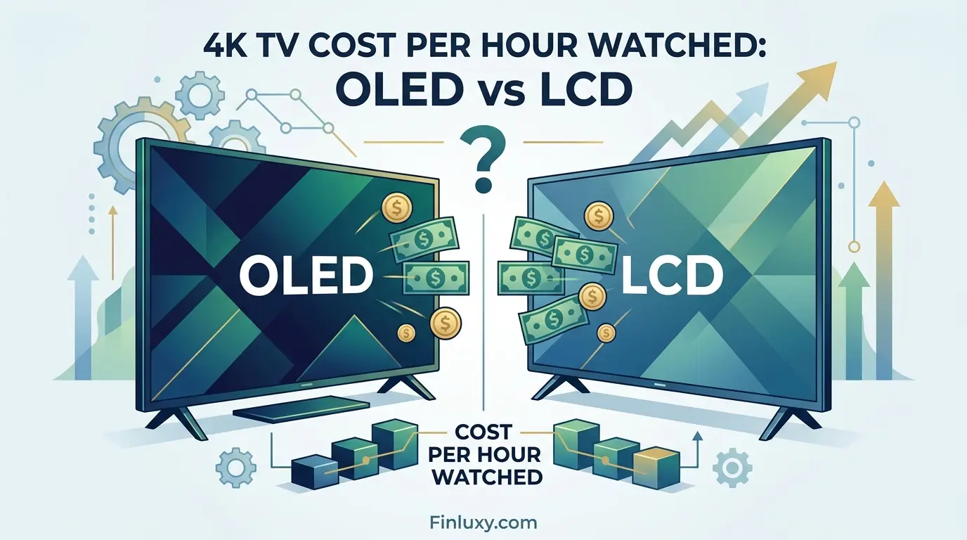 4K TV Cost Per Hour Watched: OLED vs LCD