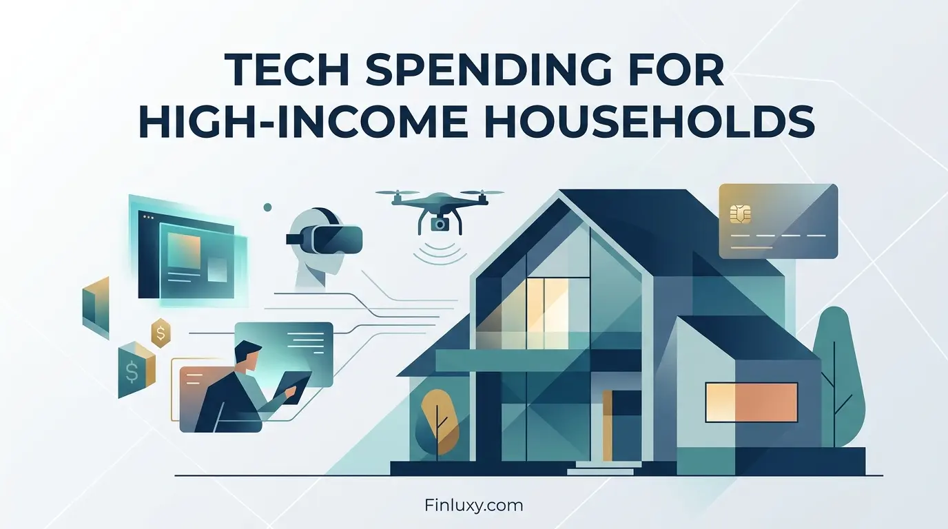 Annual Tech Spend for $150k+ Households: Data