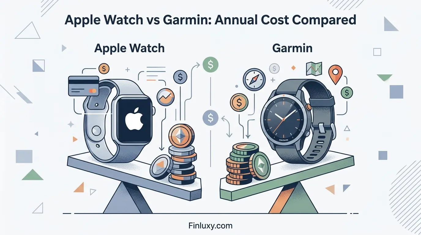Apple Watch vs Garmin: Annual Cost Compared