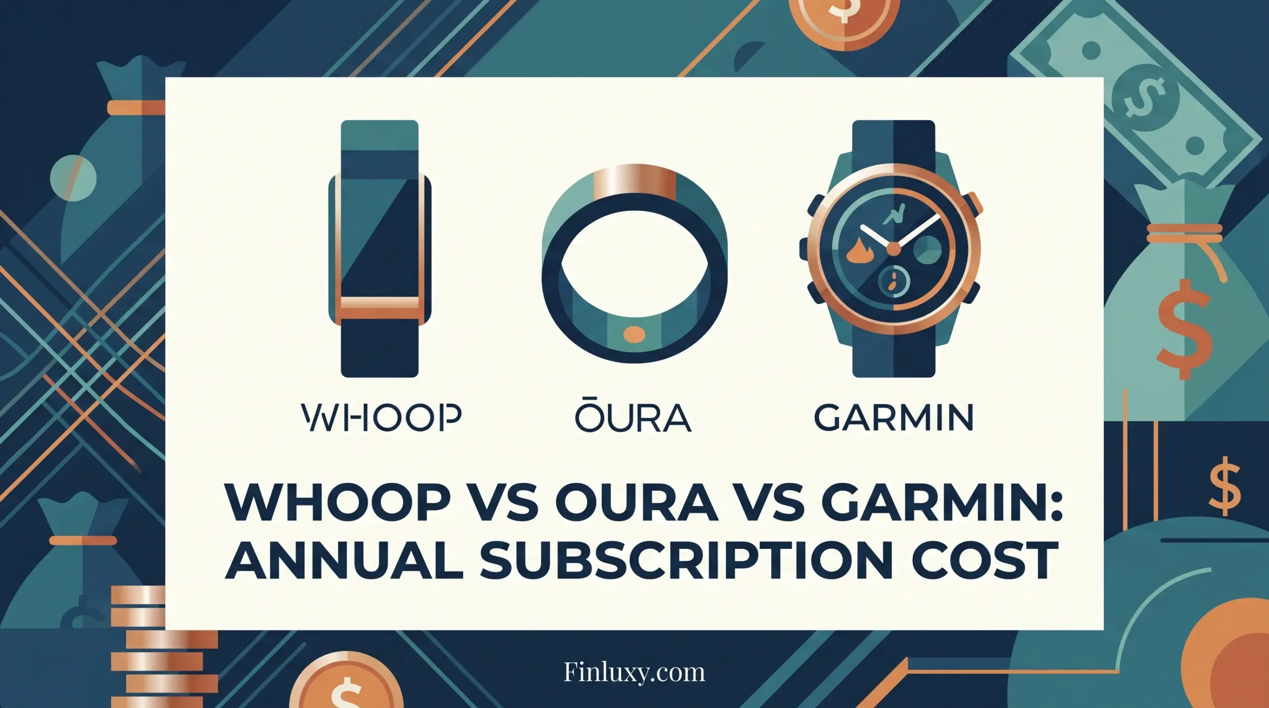 Whoop vs Oura vs Garmin: Annual Subscription Cost