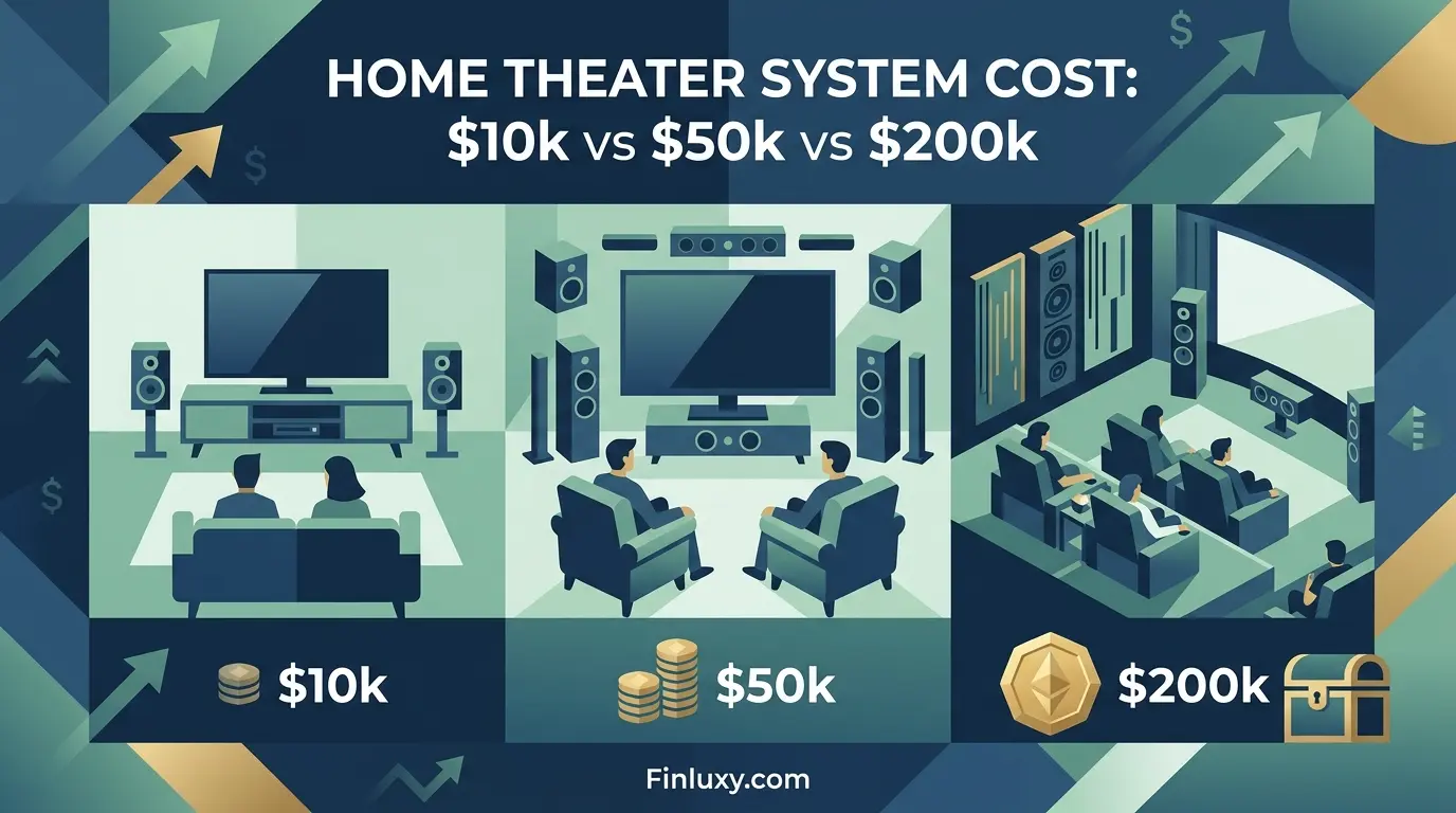 Home Theater System Cost: $10k vs $50k vs $200k